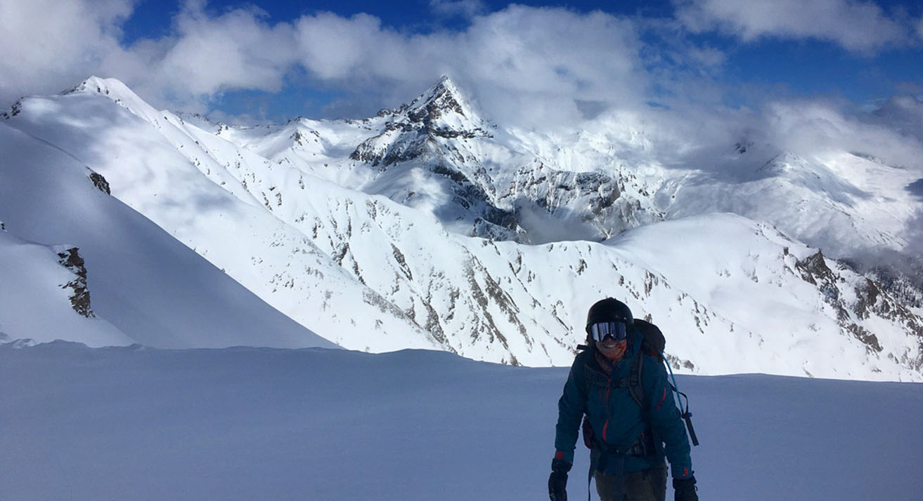 Lina smiling after a long climb.